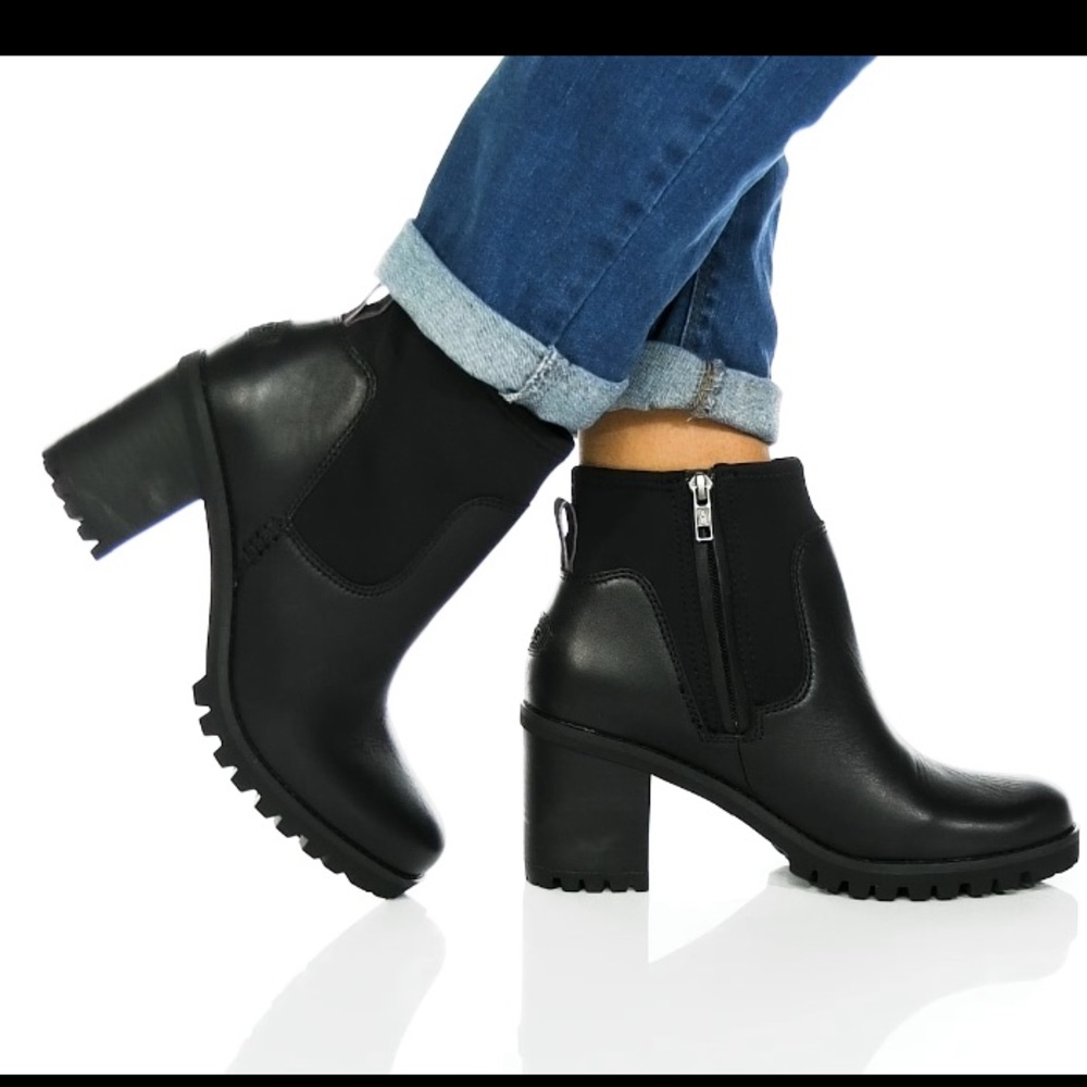 UGG Black Heeled Boots